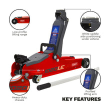 Load image into Gallery viewer, Sealey Trolley Jack 2 Tonne Low Profile Short Chassis - Red