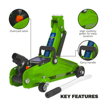 Load image into Gallery viewer, Sealey Trolley Jack 2 Tonne Short Chassis - Hi-Vis
