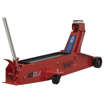 Load image into Gallery viewer, Sealey Trolley Jack 10 Tonne Long Reach