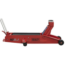 Load image into Gallery viewer, Sealey Trolley Jack 10 Tonne Long Reach