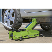 Load image into Gallery viewer, Sealey Trolley Jack 3 Tonne Long Reach Heavy-Duty Hi-Vis