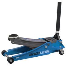 Load image into Gallery viewer, Sealey Trolley Jack 2.25 Tonne Low Profile Rocket Lift - Blue