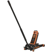 Load image into Gallery viewer, Sealey Trolley Jack 3 Tonne Low Profile Rocket Lift Orange
