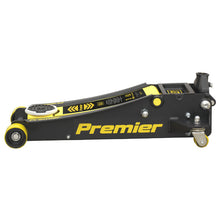 Load image into Gallery viewer, Sealey Trolley Jack 3 Tonne Low Profile Rocket Lift Yellow