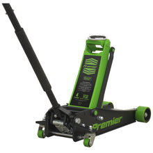 Load image into Gallery viewer, Sealey Trolley Jack 4 Tonne Low Profile Rocket Lift Green