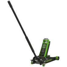Load image into Gallery viewer, Sealey Trolley Jack 4 Tonne Low Profile Rocket Lift Green