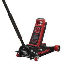 Load image into Gallery viewer, Sealey Trolley Jack 4 Tonne Low Profile Rocket Lift Red