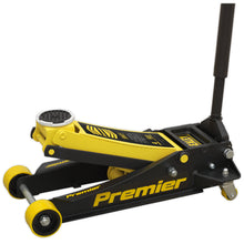 Load image into Gallery viewer, Sealey Trolley Jack 4 Tonne Low Profile Rocket Lift Yellow