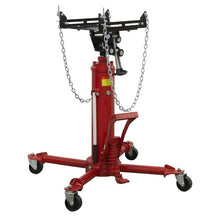 Load image into Gallery viewer, Sealey Transmission Jack 500kg Vertical Telescopic