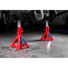 Load image into Gallery viewer, Sealey Axle Stands (Pair) 3 Tonne Capacity per Stand Auto Rise Ratchet