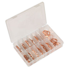 Load image into Gallery viewer, Sealey Copper Sealing Washer Assortment 250pc - Metric