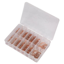 Load image into Gallery viewer, Sealey Diesel Injector Copper Washer Assortment 250pc - Metric
