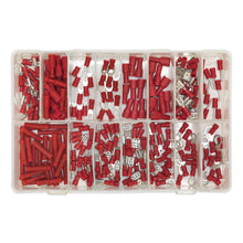 Load image into Gallery viewer, Sealey Crimp Terminal Assortment 260pc Red