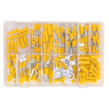 Load image into Gallery viewer, Sealey Crimp Terminal Assortment 140pc Yellow