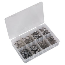 Load image into Gallery viewer, Sealey O-Clip Single Ear Assortment 160pc Stainless Steel