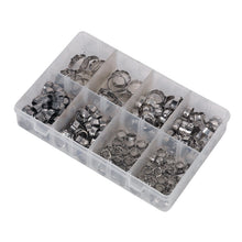 Load image into Gallery viewer, Sealey O-Clip Single Ear Assortment 160pc Stainless Steel