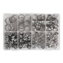 Load image into Gallery viewer, Sealey O-Clip Single Ear Assortment 160pc Stainless Steel