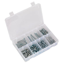 Load image into Gallery viewer, Sealey Setscrew, Nut & Washer Assortment 444pc High Tensile M5 Metric