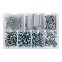 Load image into Gallery viewer, Sealey Setscrew, Nut & Washer Assortment 444pc High Tensile M5 Metric