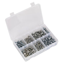 Load image into Gallery viewer, Sealey Setscrew, Nut & Washer Assortment 408pc High Tensile M6 Metric