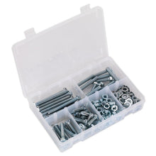 Load image into Gallery viewer, Sealey Setscrew, Nut & Washer Assortment 220pc High Tensile M8 Metric