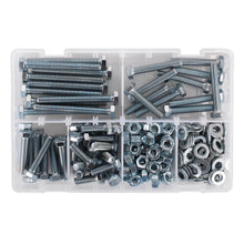 Load image into Gallery viewer, Sealey Setscrew, Nut & Washer Assortment 220pc High Tensile M8 Metric