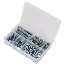 Load image into Gallery viewer, Sealey Setscrew, Nut & Washer Assortment 150pc High Tensile M10 Metric