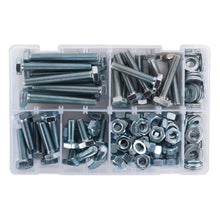 Load image into Gallery viewer, Sealey Setscrew, Nut & Washer Assortment 150pc High Tensile M10 Metric