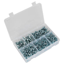 Load image into Gallery viewer, Sealey Machine (Body) Screw Assortment 264pc M5-M8 Countersunk & Pan Head Pozi - Metric