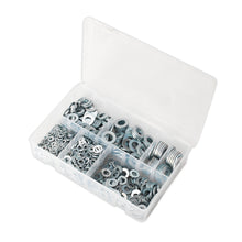 Load image into Gallery viewer, Sealey Flat Washer Assortment 1070pc M5-M16 Form A Metric