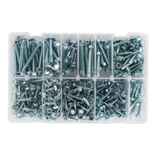 Load image into Gallery viewer, Sealey Self-Drilling Screw Assortment 410pc Hex Head Zinc
