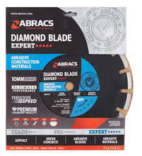 Load image into Gallery viewer, Abracs Diamond Blade 300mm x 10mm x 20mm ACM - Expert