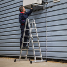 Load image into Gallery viewer, Sealey Aluminium Folding Platform Ladder 4-Way EN 131