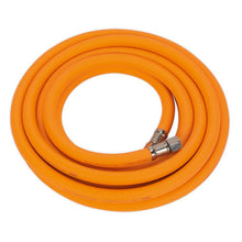 Load image into Gallery viewer, Sealey Air Hose 8mm x 5M, 1/4"BSP Unions Hybrid High-Visibility