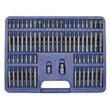 Load image into Gallery viewer, Sealey TRX-Star*/Security TRX-Star*/Hex/Ribe/Spline Bit Set 74pc 3/8" & 1/2" Drive (Premier)