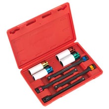 Load image into Gallery viewer, Sealey Torque Stick & Aluminium Wheel Impact Socket Set 8pc 1/2" Drive