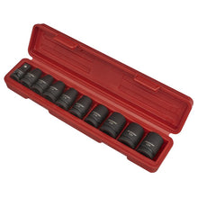 Load image into Gallery viewer, Sealey Impact TRX-Star* Female Socket Set 10pc 1/2" Drive (Premier)