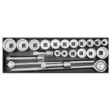 Load image into Gallery viewer, Sealey Socket Set 22pc 3/4" Drive 12pt WallDrive (Premier)