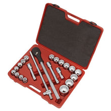 Load image into Gallery viewer, Sealey Socket Set 22pc 3/4" Drive 12pt WallDrive Metric (Premier)
