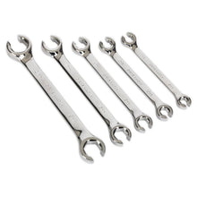Load image into Gallery viewer, Sealey Flare Nut Spanner Set 5pc Metric (Premier)
