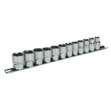 Load image into Gallery viewer, Sealey Socket Set 12pc 3/8" Drive WallDrive Metric (Premier)
