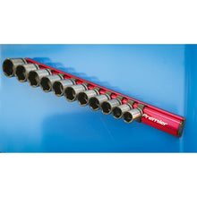 Load image into Gallery viewer, Sealey Socket Retaining Rail Magnetic 3/8" Drive 12 Clips (Premier)