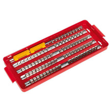Load image into Gallery viewer, Sealey Socket Rail Tray 1/4", 3/8" & 1/2" Sq Drive (Premier)