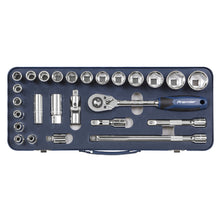 Load image into Gallery viewer, Sealey Socket Set 26pc 1/2" Drive Lock-On 6pt Metric (Premier)