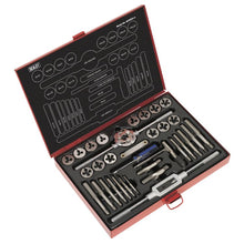 Load image into Gallery viewer, Sealey Tap & Die Set 33pc Split Dies - Metric/UNF/BSP
