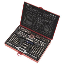 Load image into Gallery viewer, Sealey Tap & Die Set 33pc Split Dies - Metric/UNF/BSP