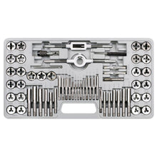 Load image into Gallery viewer, Sealey Tap & Die Set Metric & Imperial 60pc