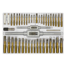 Load image into Gallery viewer, Sealey Tap & Die Set Hexagonal Metric & SAE/Imperial 86pc