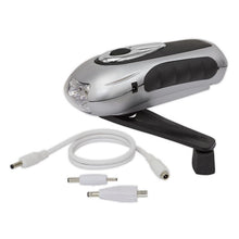 Load image into Gallery viewer, Sealey Wind-Up Torch 3 LED Rechargeable