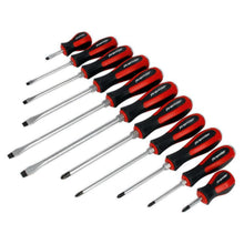 Load image into Gallery viewer, Sealey Screwdriver Set 11pc Hammer-Thru (Premier)